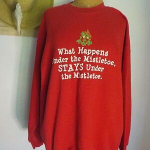 Red Size Sweatshirt (Unisex)